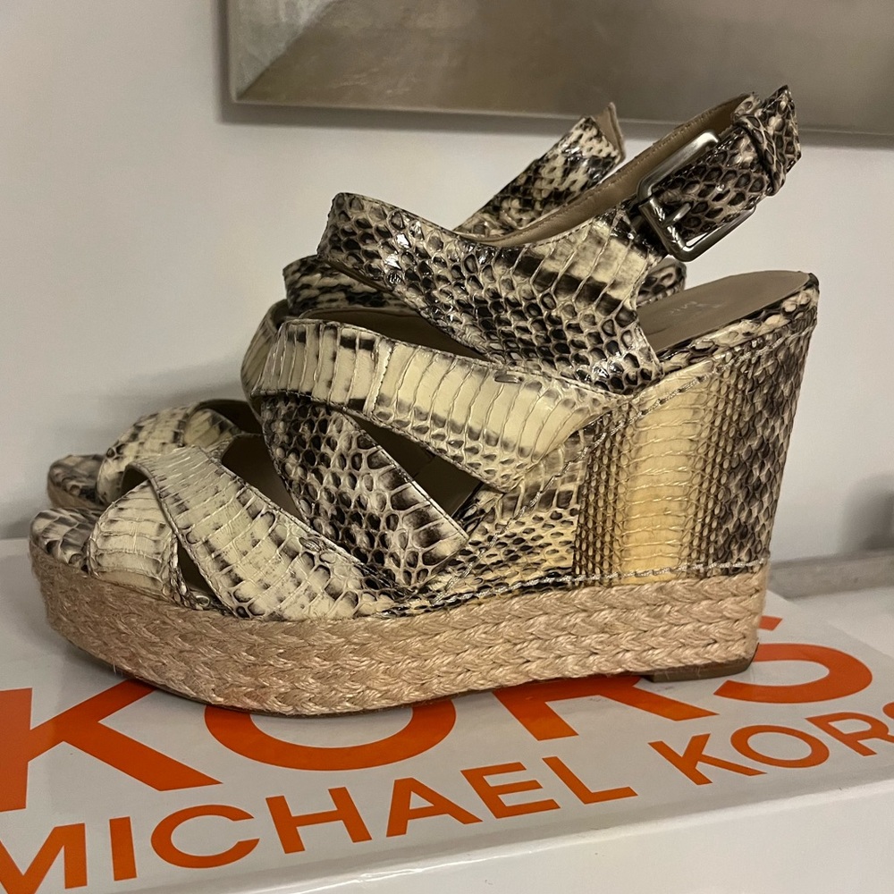 Kors by Michael Kors Wedge Sandals Size 10. Great condition!
